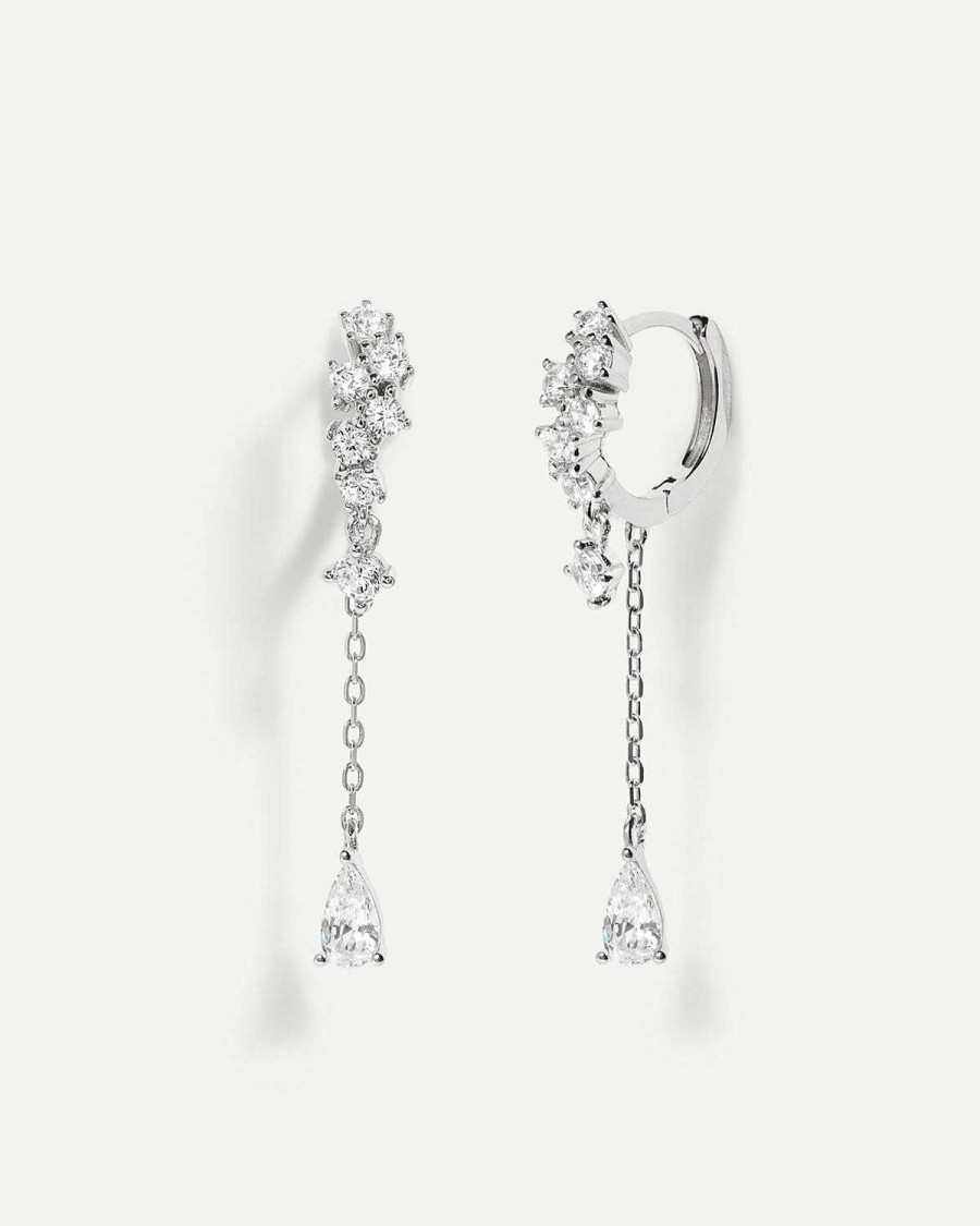 Orecchini Adamina | Pendientes Champagne Argento