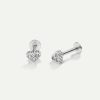 Piercing Adamina | Cuori Piercing Argento Luminoso