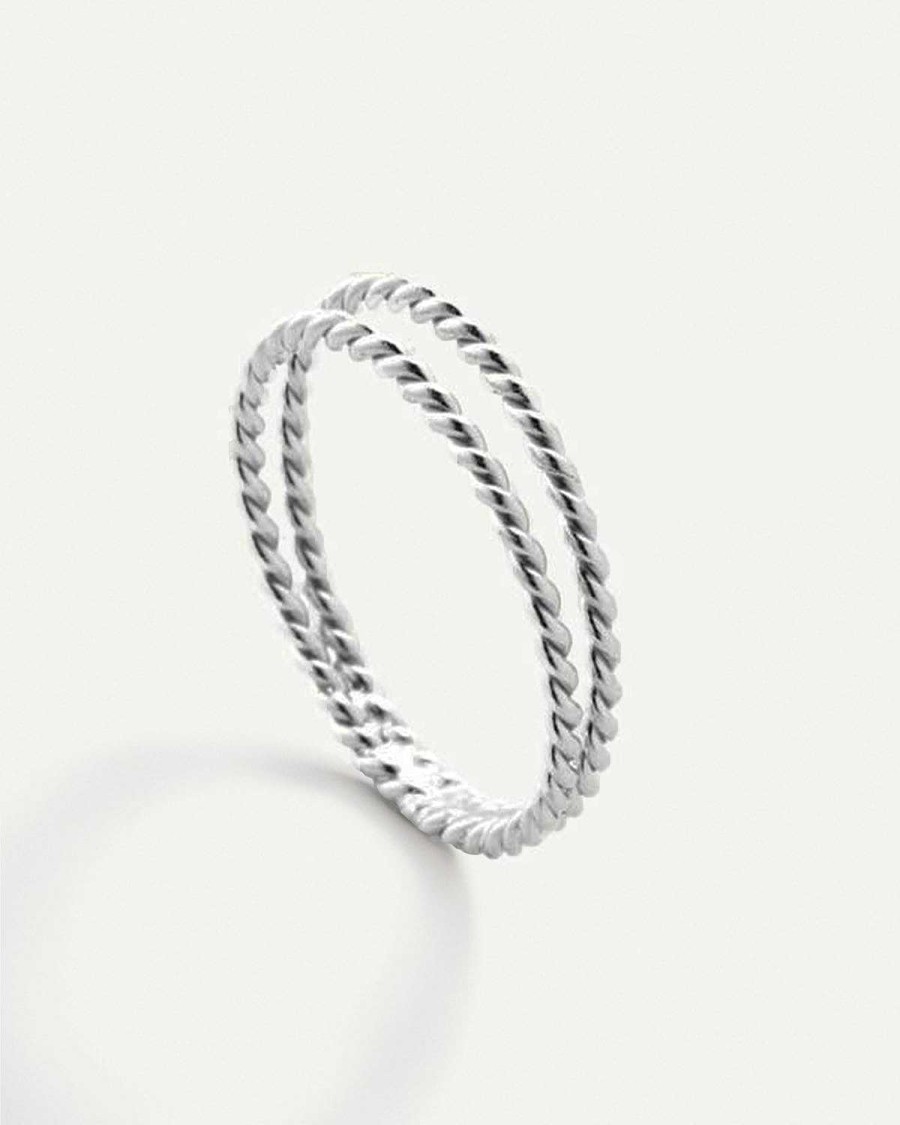 Anelli Adamina | Anillo Doppio Argento