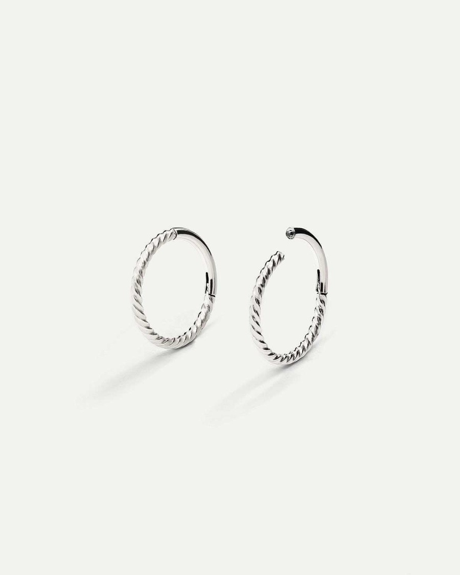 Piercing Adamina | Piercing Anello Twist In Argento