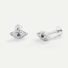 Piercing Adamina | Piercing Occhi D'Argento Luminoso