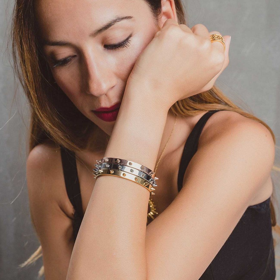 Pulseras Adamina | Bracciale In Oro Punk