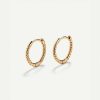 Orecchini Adamina | Orecchini In Oro Hoops Twist