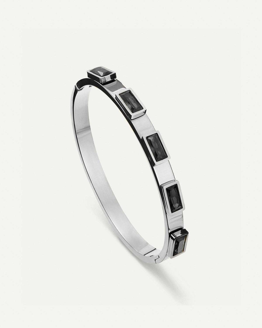 Pulseras Adamina | Bracciale In Argento Nero Smeraldo