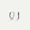 Orecchini Adamina | Pendientes Hoops Rainbow Mini Argento