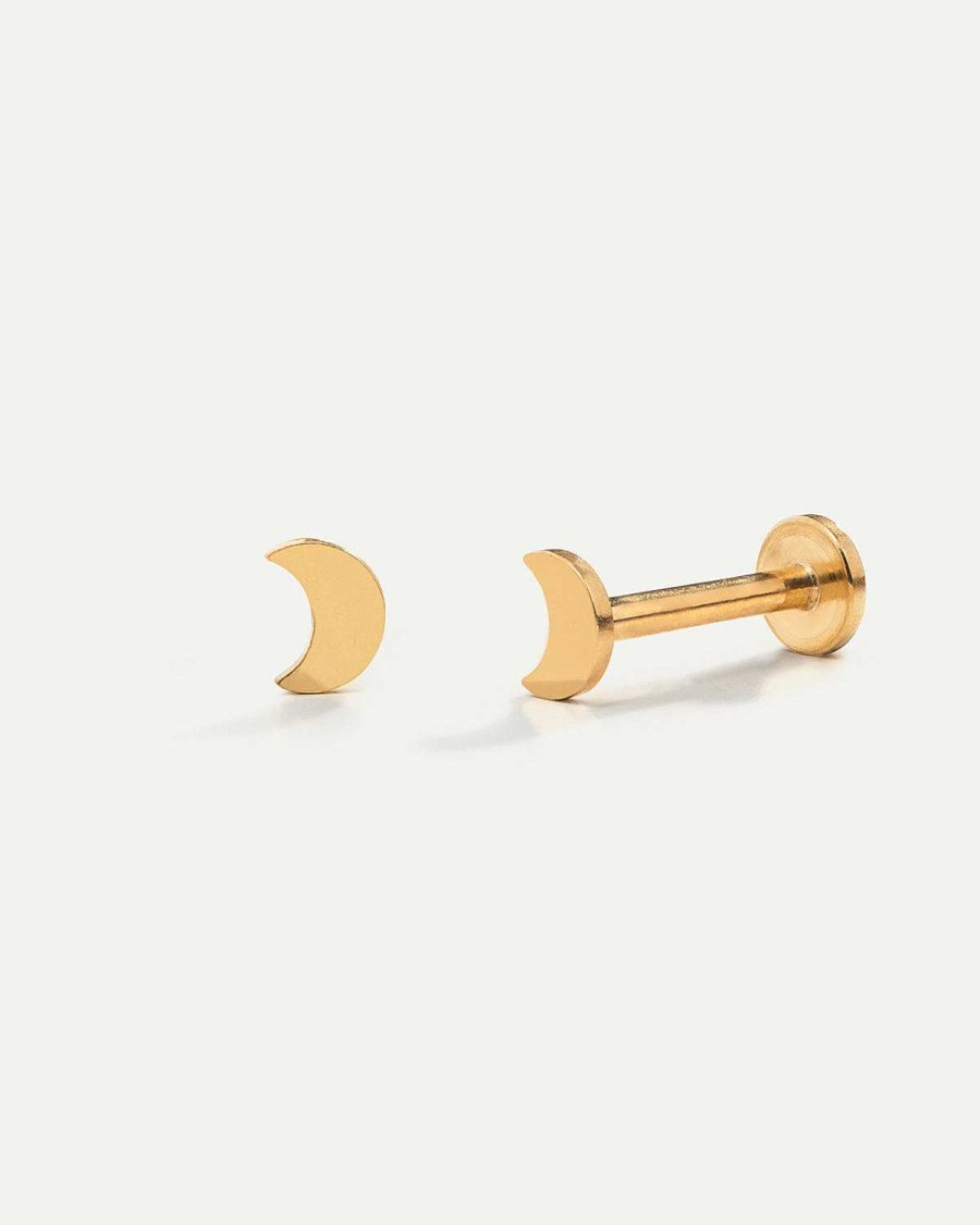 Orecchini Adamina | Piercing Luna D'Oro