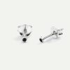 Orecchini Adamina | Pendientes Princess S Nero Argento