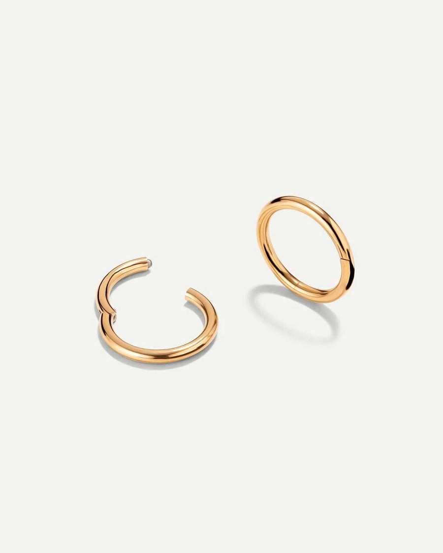 Orecchini Adamina | Anello Per Piercing M Oro