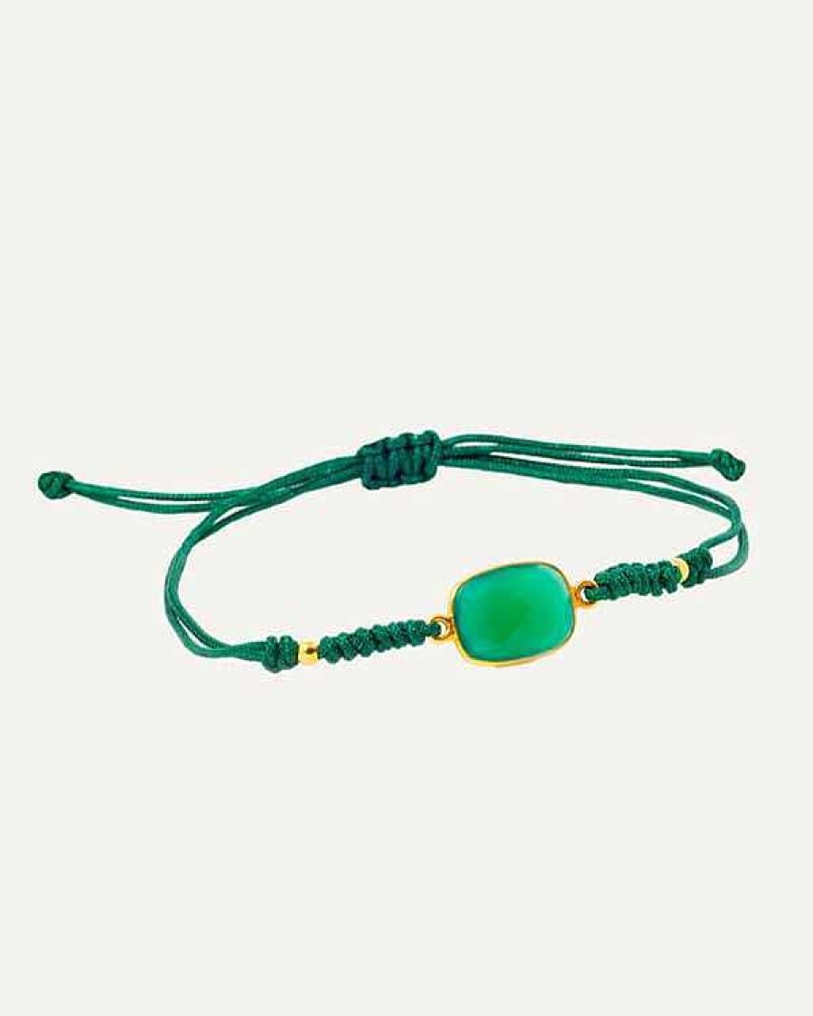 Pulseras Adamina | Bracciale Verde Caramella